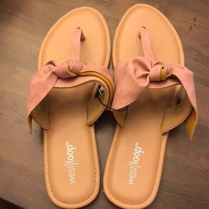 Mauve/ light pink sandals